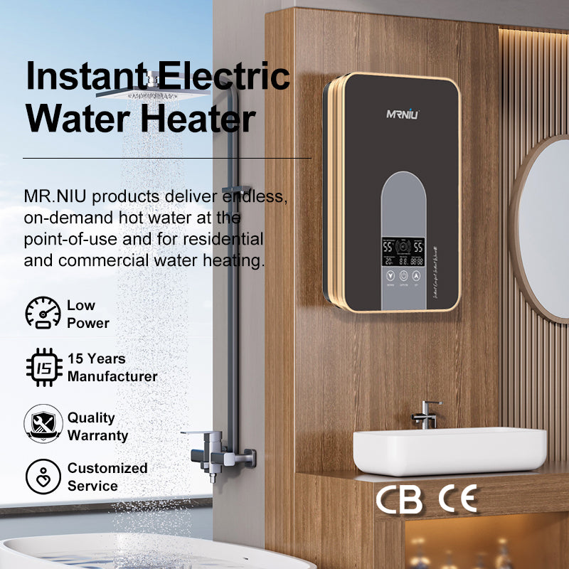Hot 6000W 220V geyser instant heating shower bathroom water heater tankless wall mount electric water heaters chao2