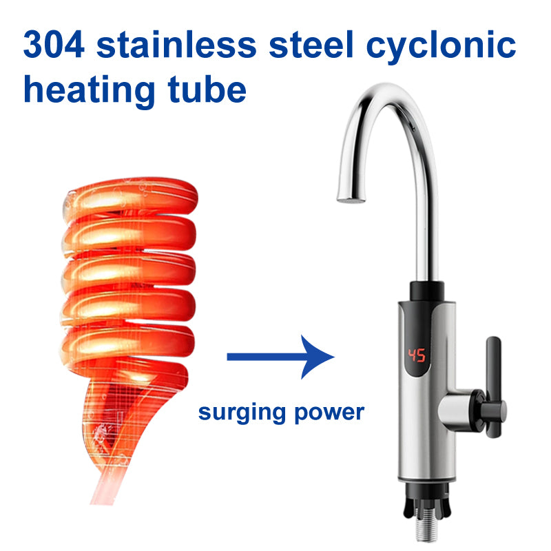 Factory Price 3S Stainless Steel Instant Water Heater Kitchen Tap Tankless Water Heater Faucet for House