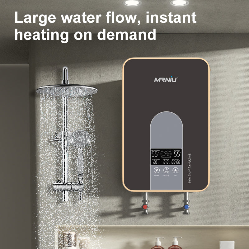 Hot 6000W 220V geyser instant heating shower bathroom water heater tankless wall mount electric water heaters chao2