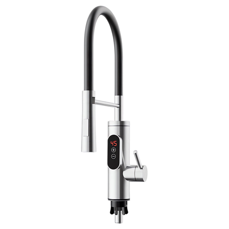 Factory Price 3-5 Seconds Stainless Steel Deck Mounted Instant Water Heater Kitchen Tap Instant Electric Water Heater Faucet