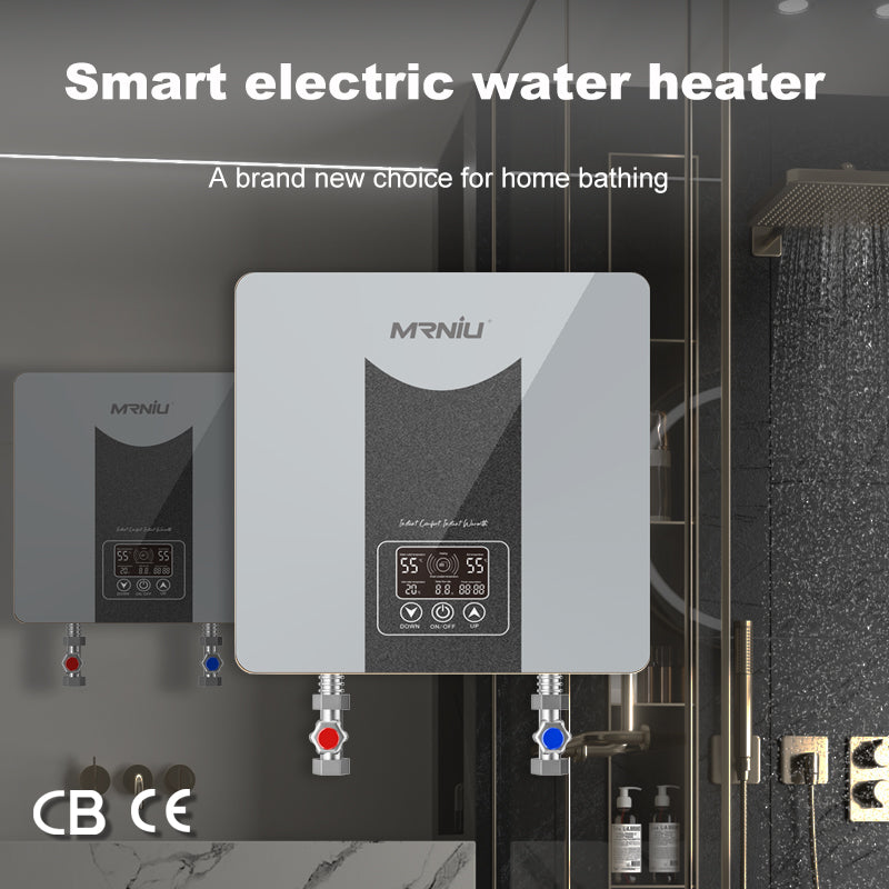 6KW whole house portable electric geyser instant tankless hot water heater for bath shower bathroom kitchen ChaoA