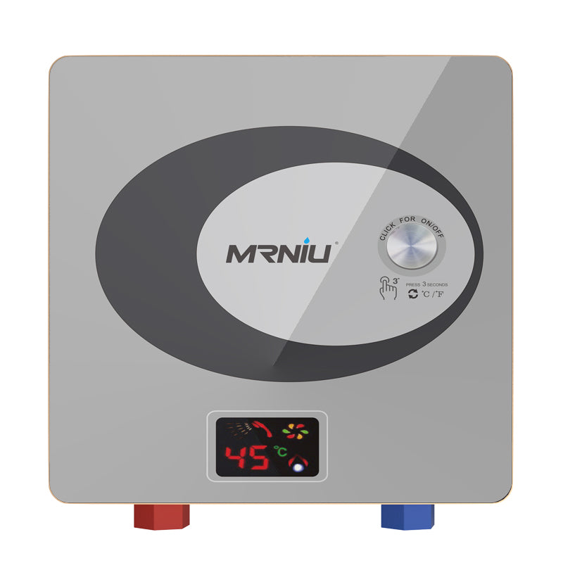 6KW Knob Controlled portable electric geyser instant tankless hot water heater for bath shower bathroom kitchen hotel ChaoAk