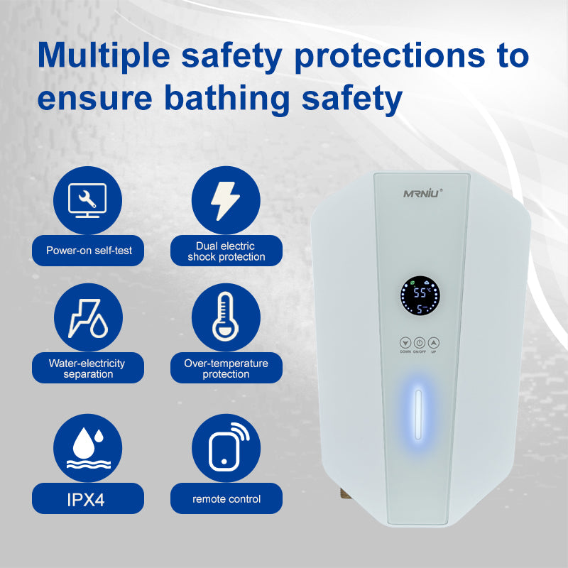 Home Appliance 8.5KW Hot Water Shower Instant Tankless Electric Water Heater Without Water tank