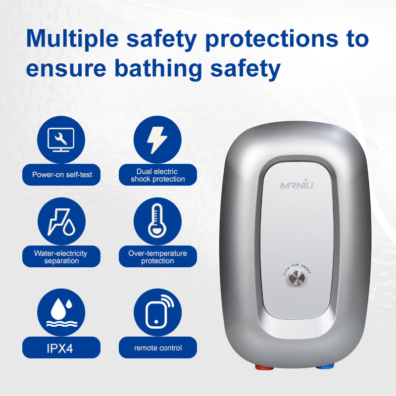 Electric Instant Water Heater for Household Car Outdoor and Hotel Use Durable Plastic Housing Water Heater