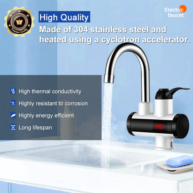 Factory Price 3S Stainless Steel Under Sink Instant Water Heater Kitchen Tap Instant Electric Water Heater Faucet for House