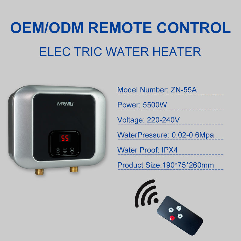 220V/110V Electric Instant Tankless Water Heater 3000W Wall-Mounted Heaters for Bathroom Shower Home Kitchen Under Sink